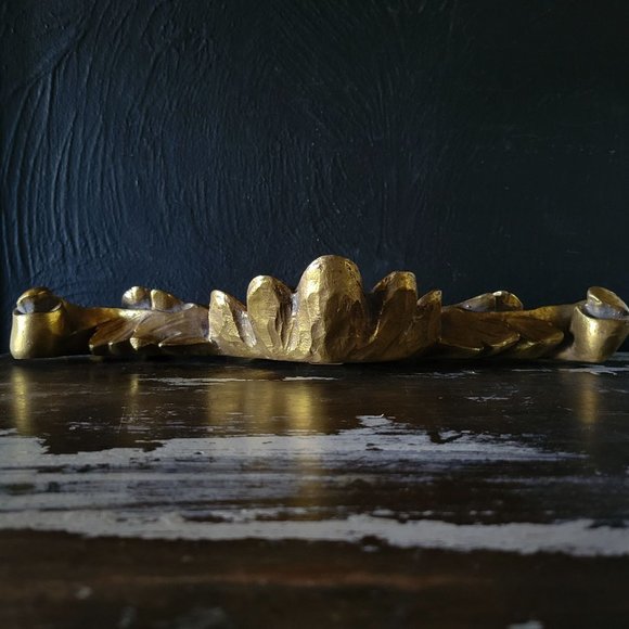 Vintage Reproduction Pediment Shell & Acanthus "Rachel's Shell" by House Parts - Picture 3 of 7